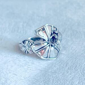 Frog On Lily Pad KC Studio 2011 Barry Kieselstein Cord Sterling Silver Ring